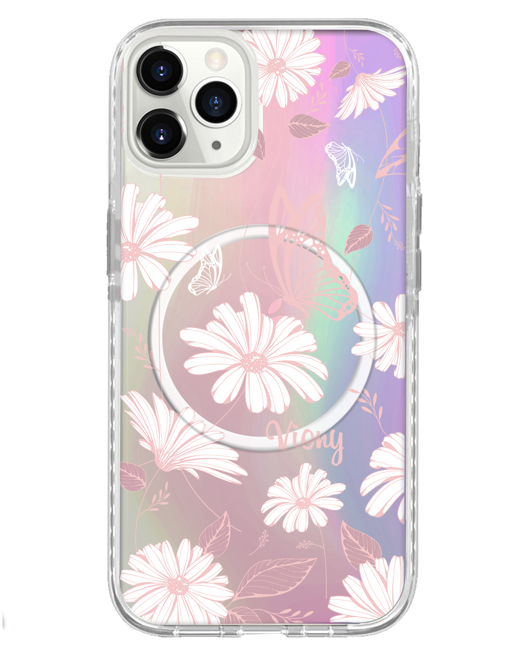 iPhone Rearguard Holo - Butterfly & Daisy