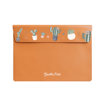 Vegan Leather Sleeve - Cactus 2.0