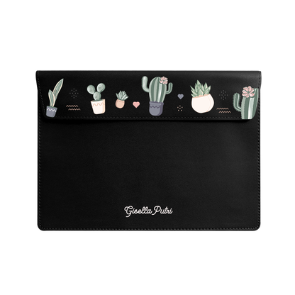 Vegan Leather Sleeve - Cactus 2.0