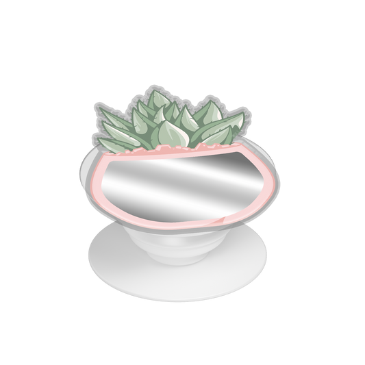 Pop Up Grip Mirror - Cactus 2.0