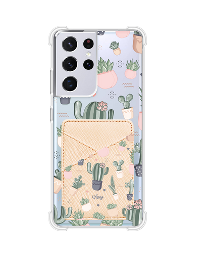 Android Phone Wallet Case - Cactus 2.0