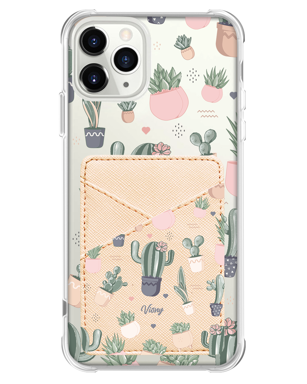 iPhone Phone Wallet Case - Cactus 2.0