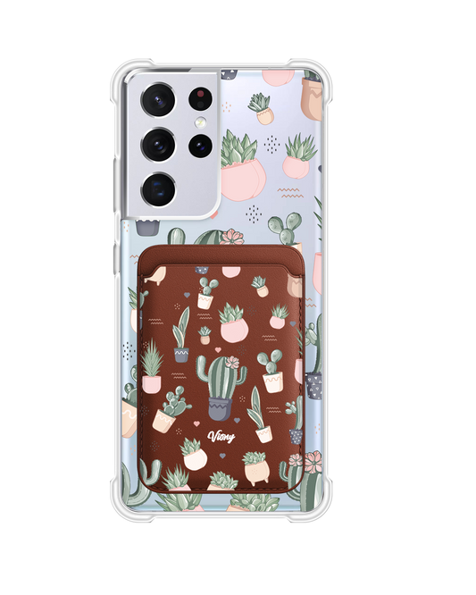 Android Magnetic Wallet Case - Cactus 2.0