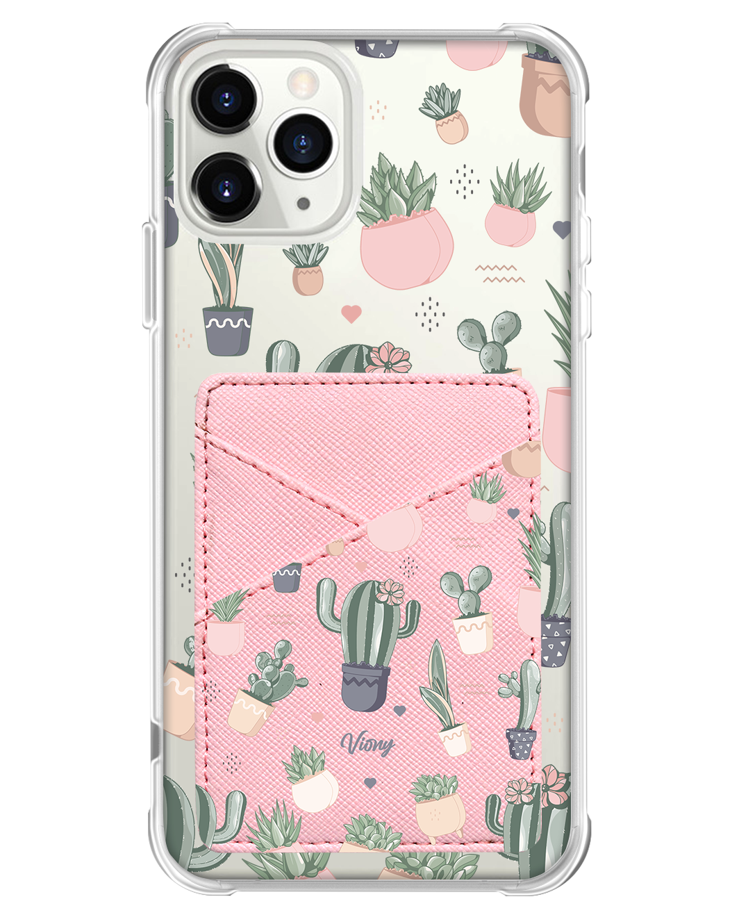 iPhone Phone Wallet Case - Cactus 2.0