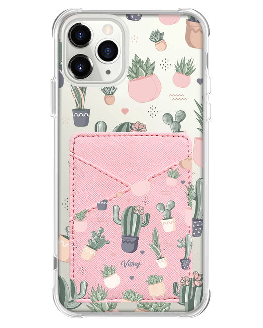 iPhone Phone Wallet Case - Cactus 2.0