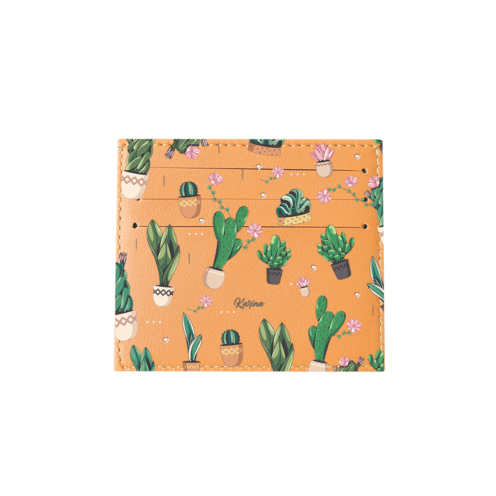 6 Slots Card Holder - Cactus 3.0