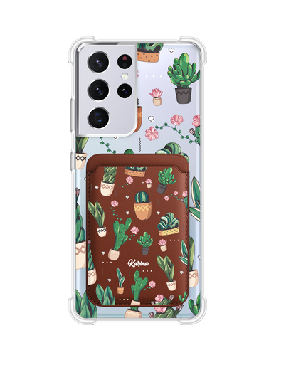 Android Magnetic Wallet Case - Cactus 3.0
