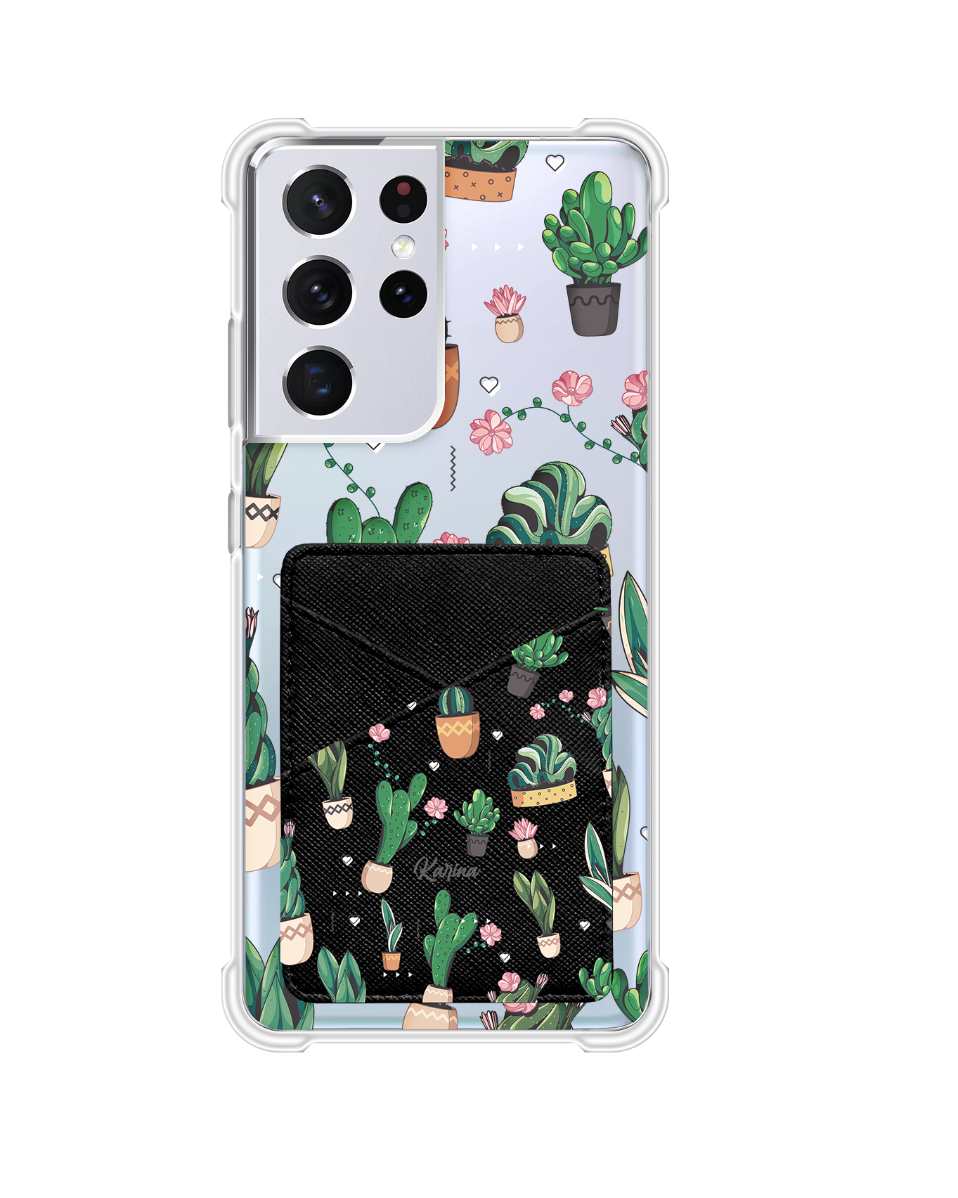 Android Phone Wallet Case - Cactus 3.0