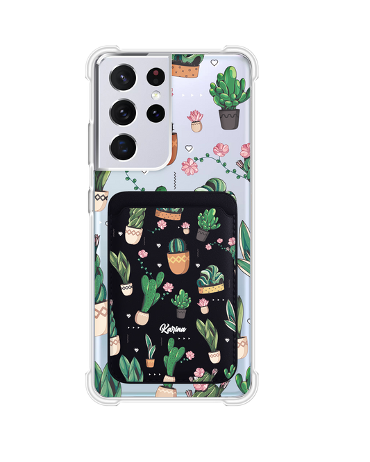 Android Magnetic Wallet Case - Cactus 3.0