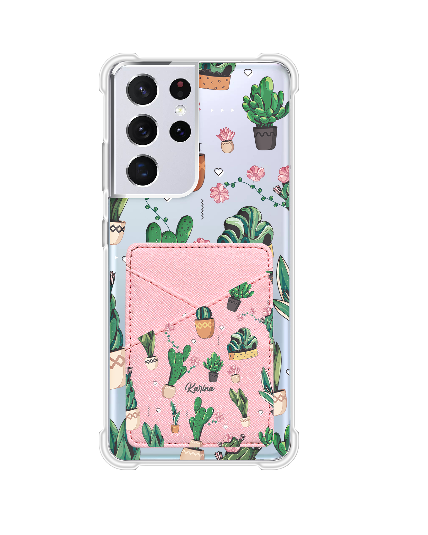 Android Phone Wallet Case - Cactus 3.0