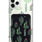 iPhone Magnetic Wallet Case - Cactus