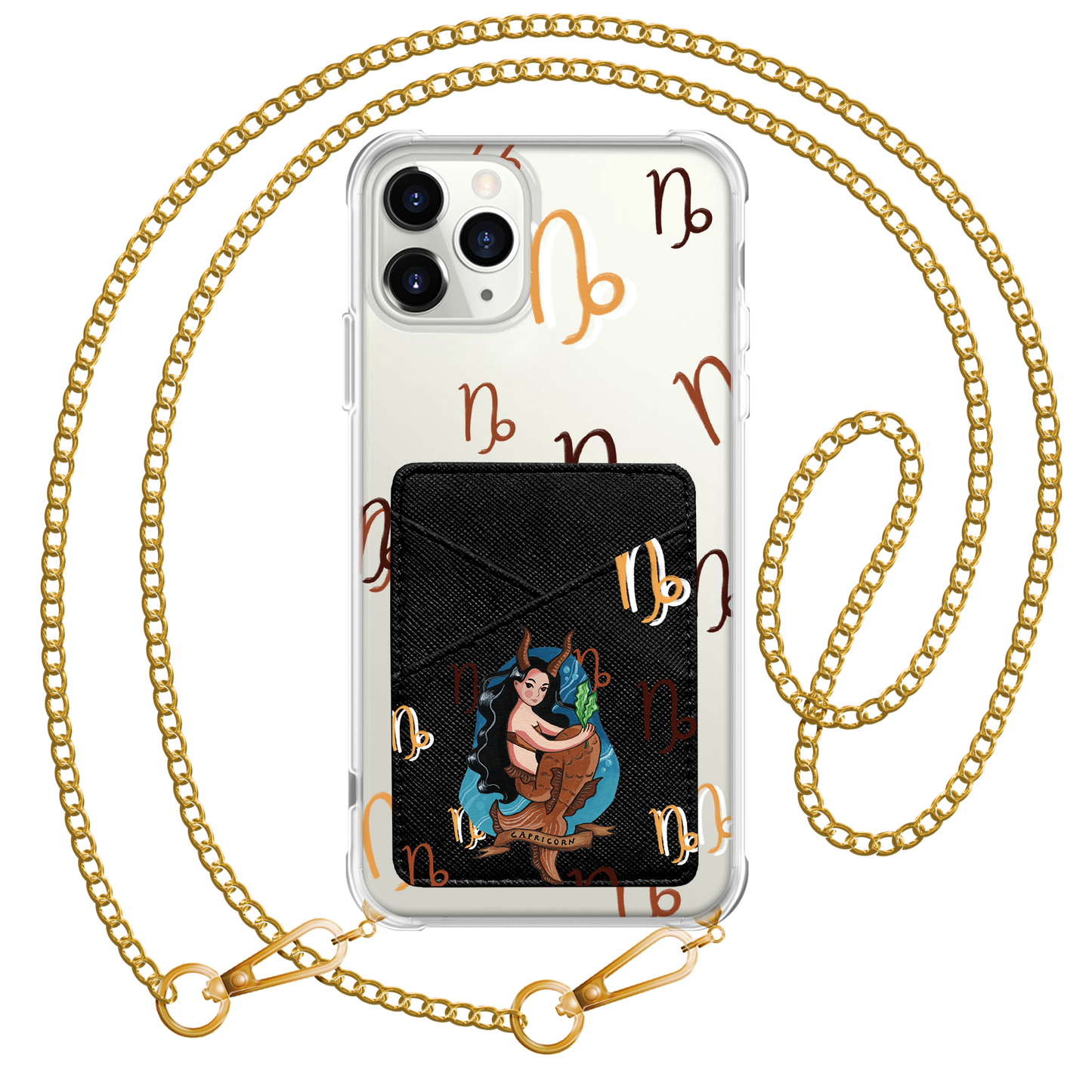 iPhone Phone Wallet Case - Capricorn