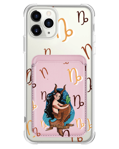 iPhone Magnetic Wallet Case - Capricorn