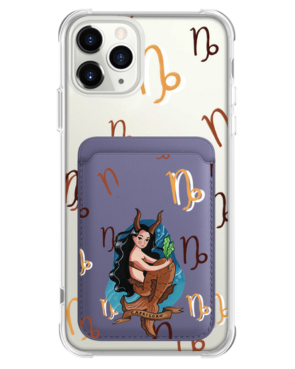 iPhone Magnetic Wallet Case - Capricorn