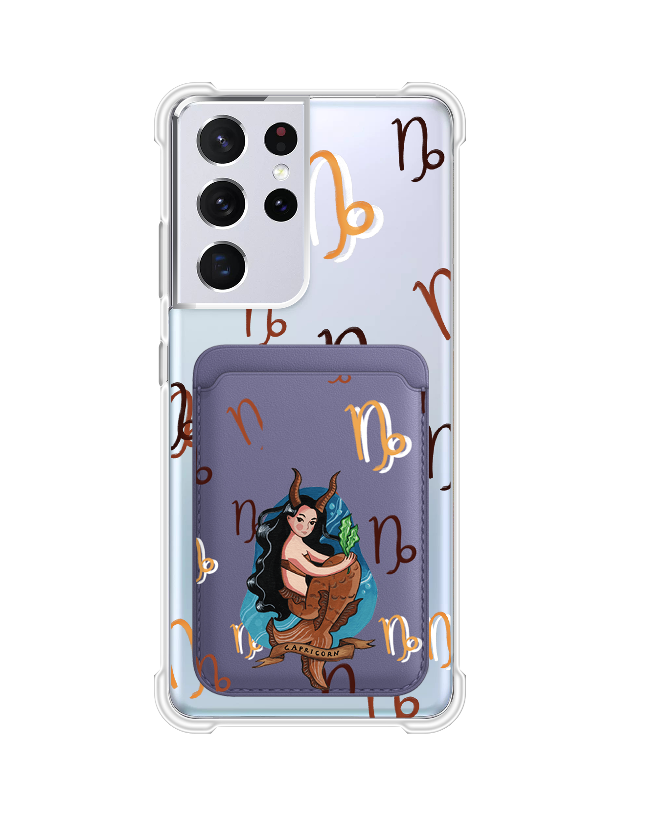 Android Magnetic Wallet Case - Capricorn