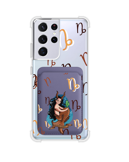 Android Magnetic Wallet Case - Capricorn