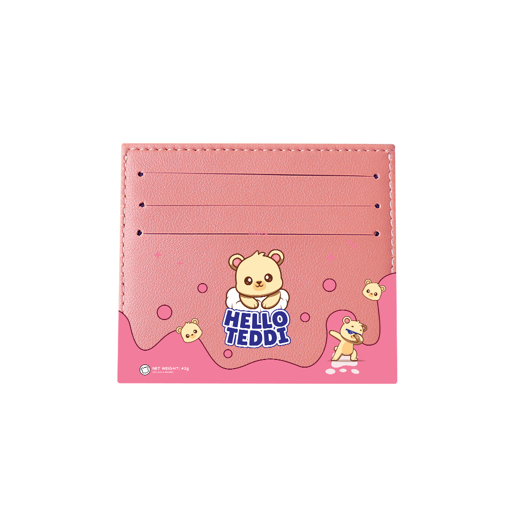 6 Slots Card Holder - Hello Teddy 2.0