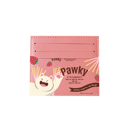 6 Slots Card Holder - Pawky Cat