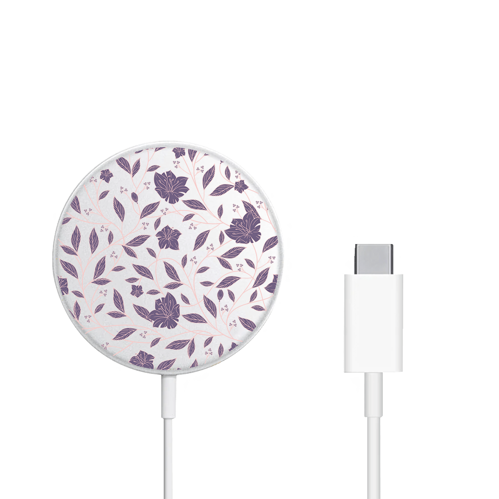 Magnetic Wireless Charger - Sketchy Flower 4.0