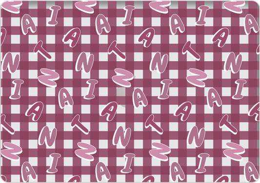 Macbook Snap Case - Checkered Monogram 2.0