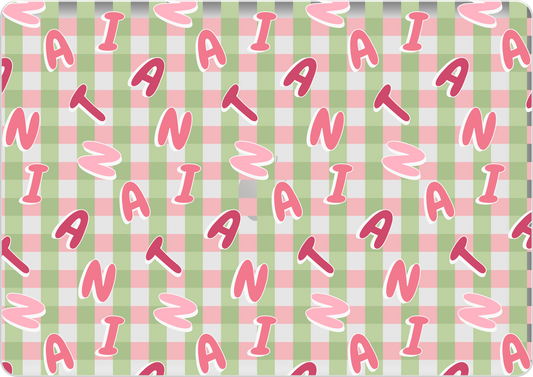 Macbook Snap Case - Checkered Monogram 4.0
