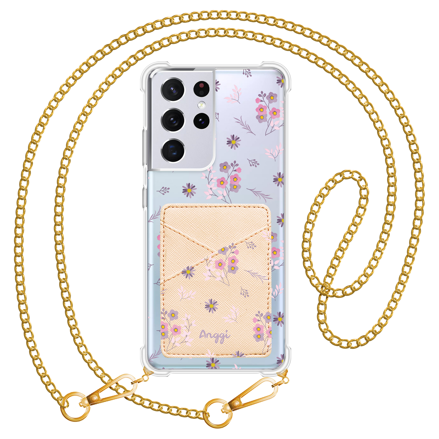 Android Phone Wallet Case - Cherry Blossom