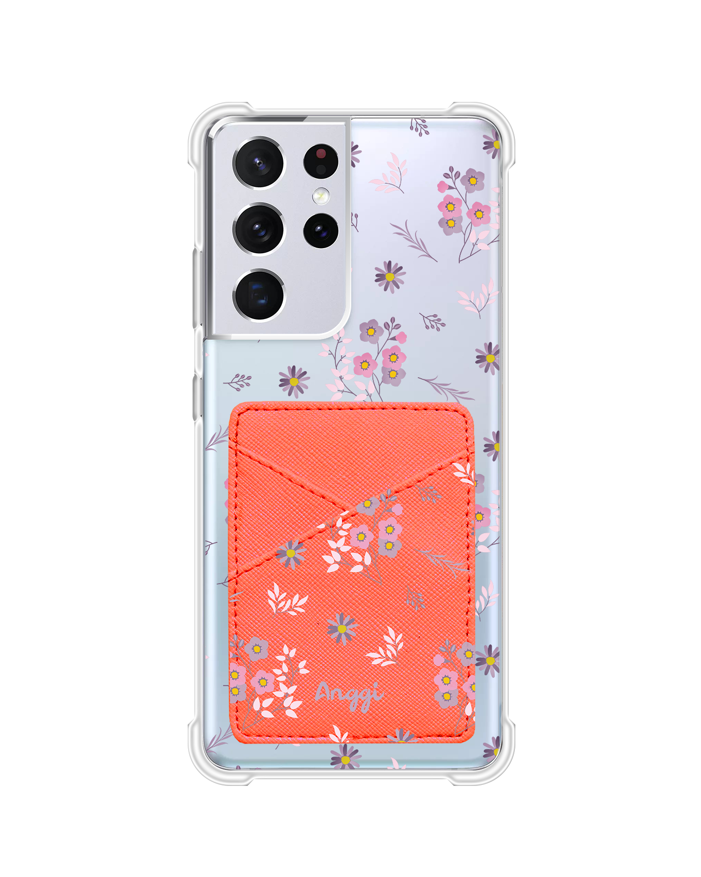 Android Phone Wallet Case - Cherry Blossom