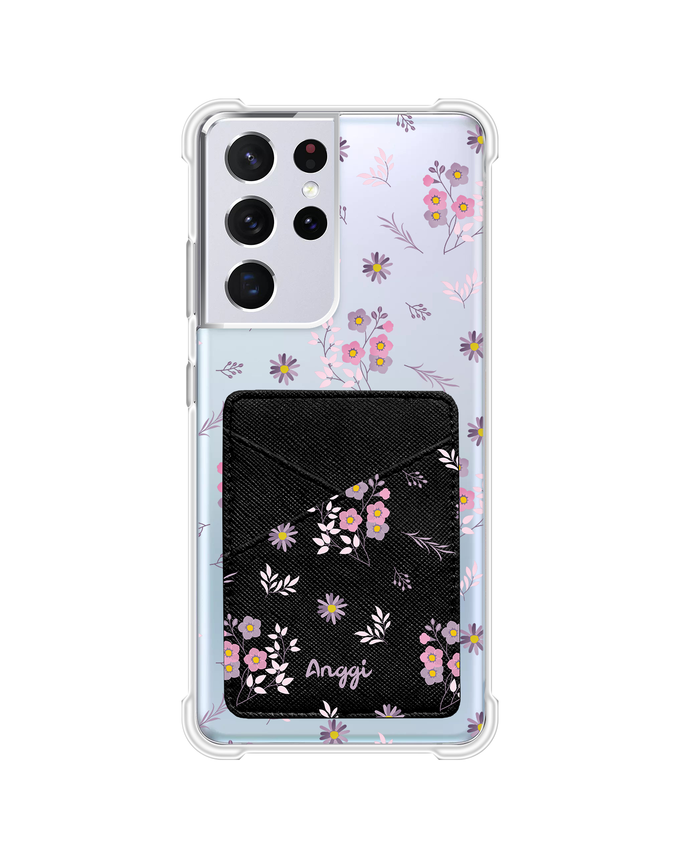 Android Phone Wallet Case - Cherry Blossom