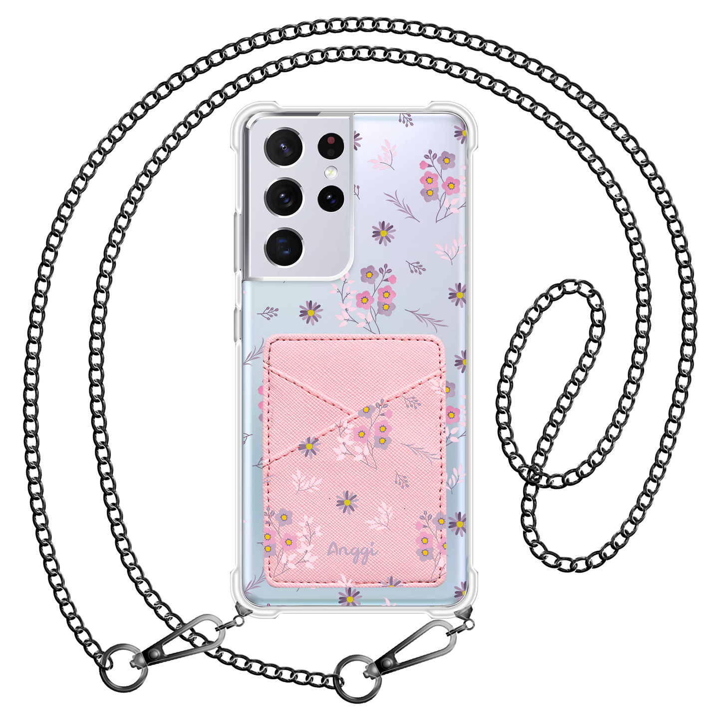 Android Phone Wallet Case - Cherry Blossom