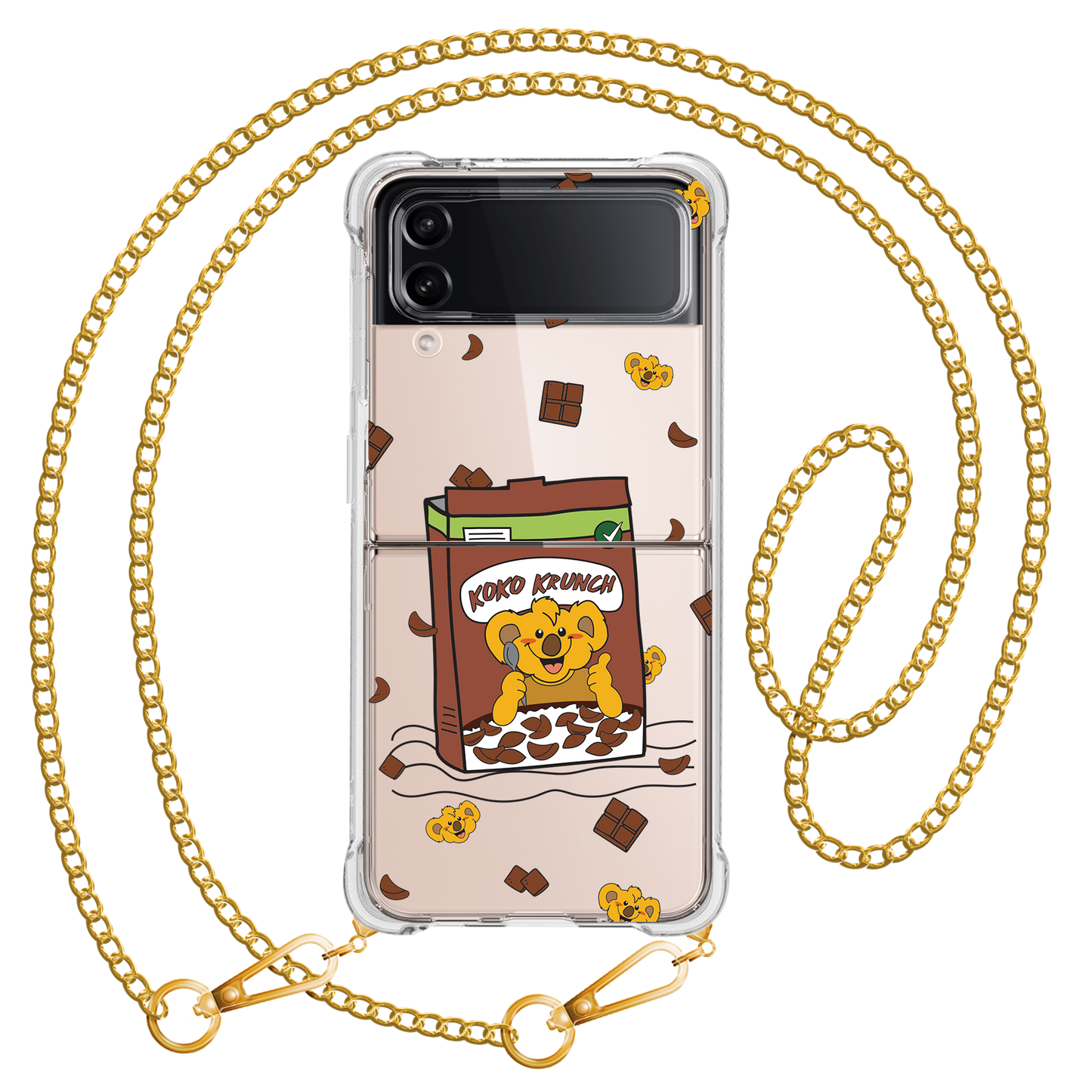 Android Flip / Fold Case - Choco Cereal