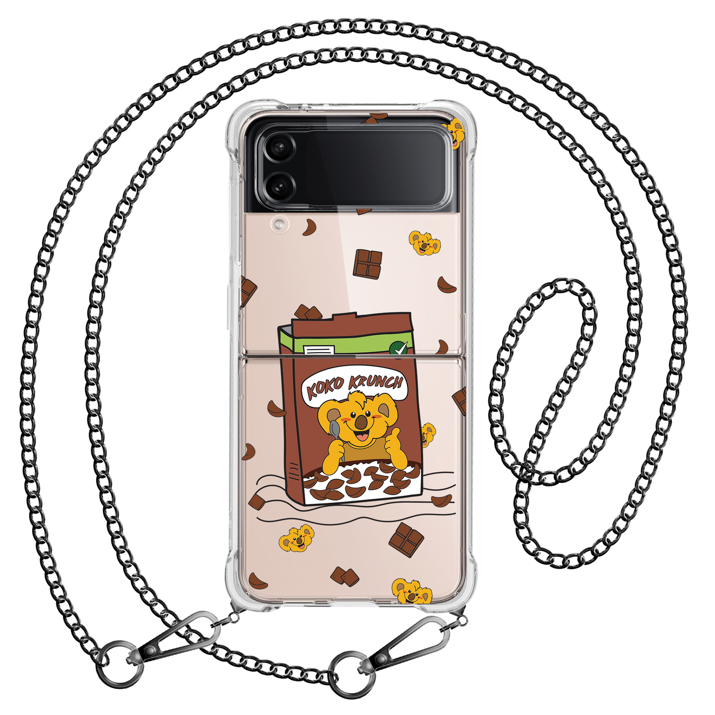 Android Flip / Fold Case - Choco Cereal