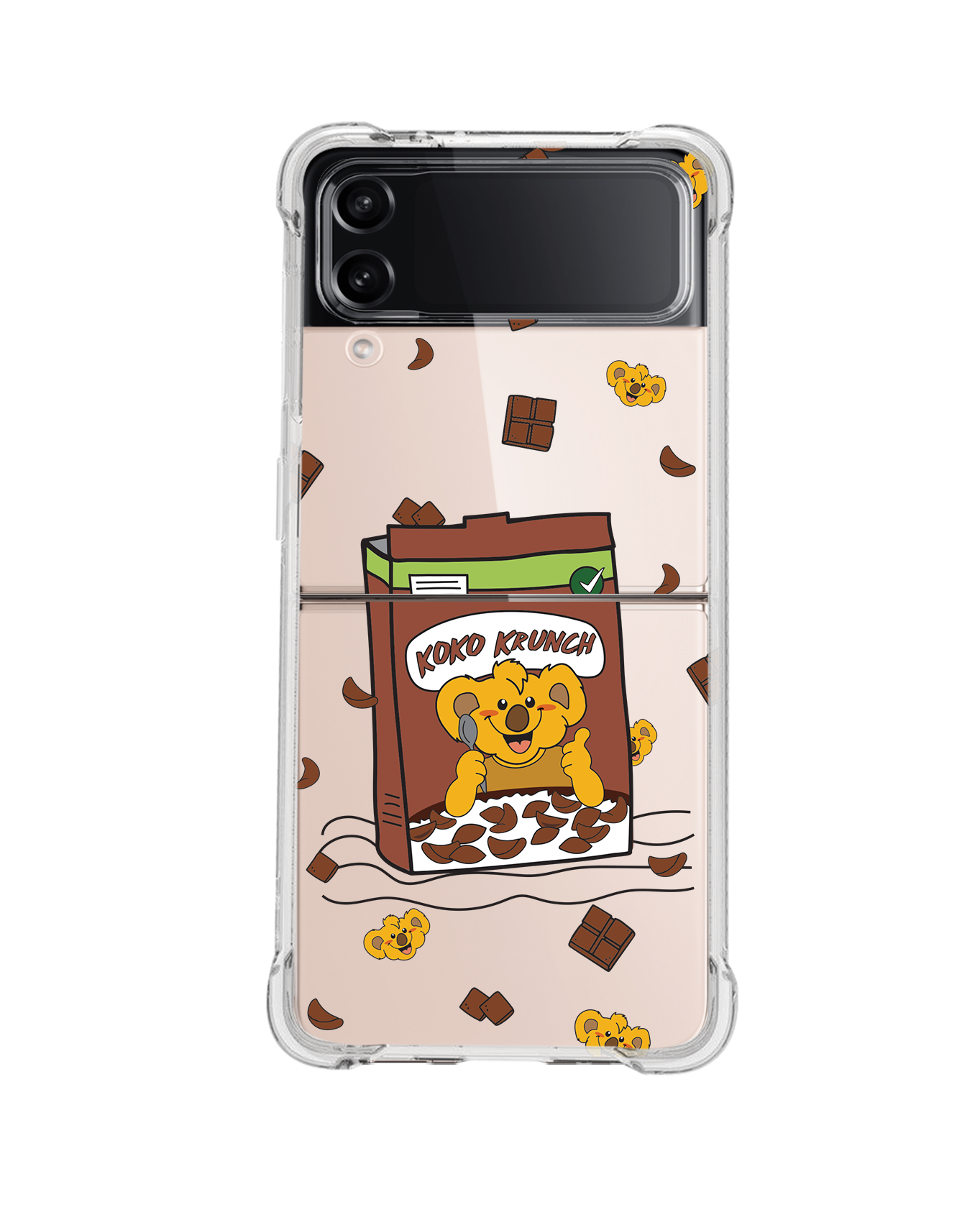 Android Flip / Fold Case - Choco Cereal