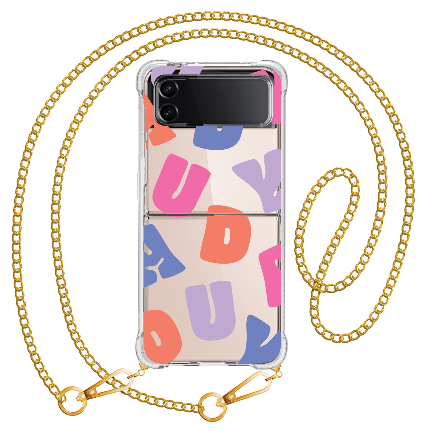 Android Flip / Fold Case - Chubby Monogram