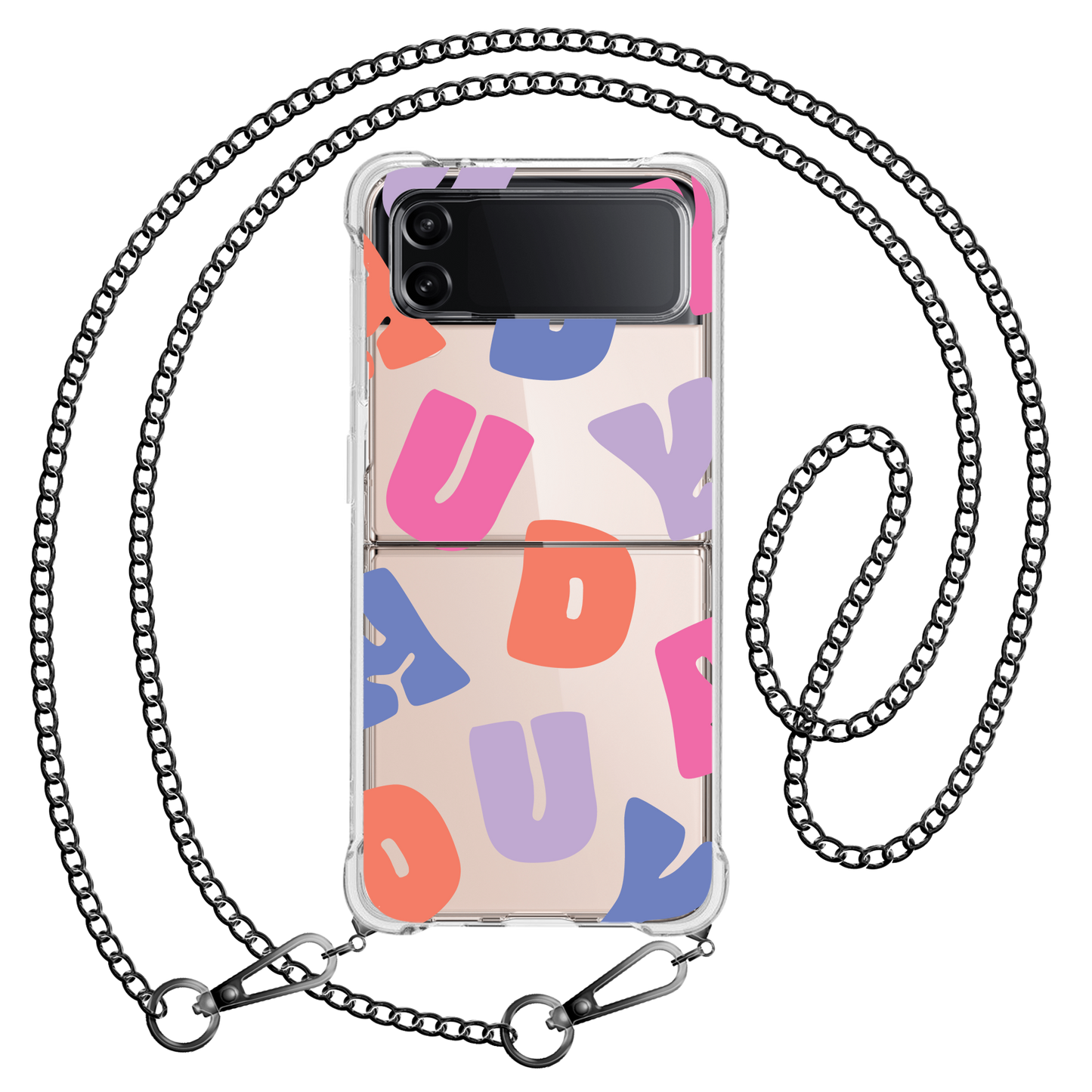 Android Flip / Fold Case - Chubby Monogram