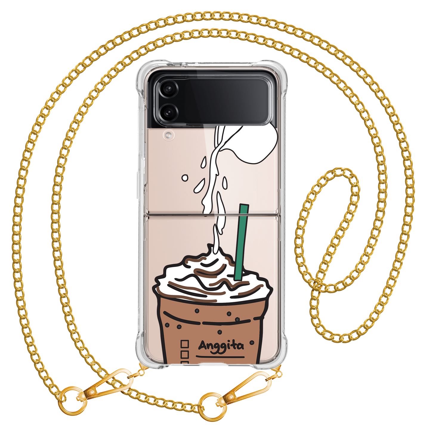 Android Flip / Fold Case - Coffee Frappe