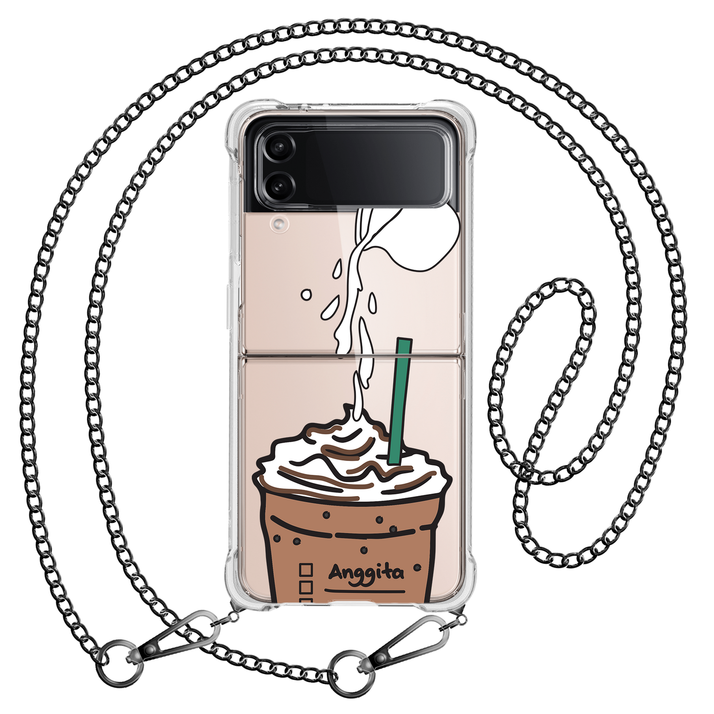 Android Flip / Fold Case - Coffee Frappe