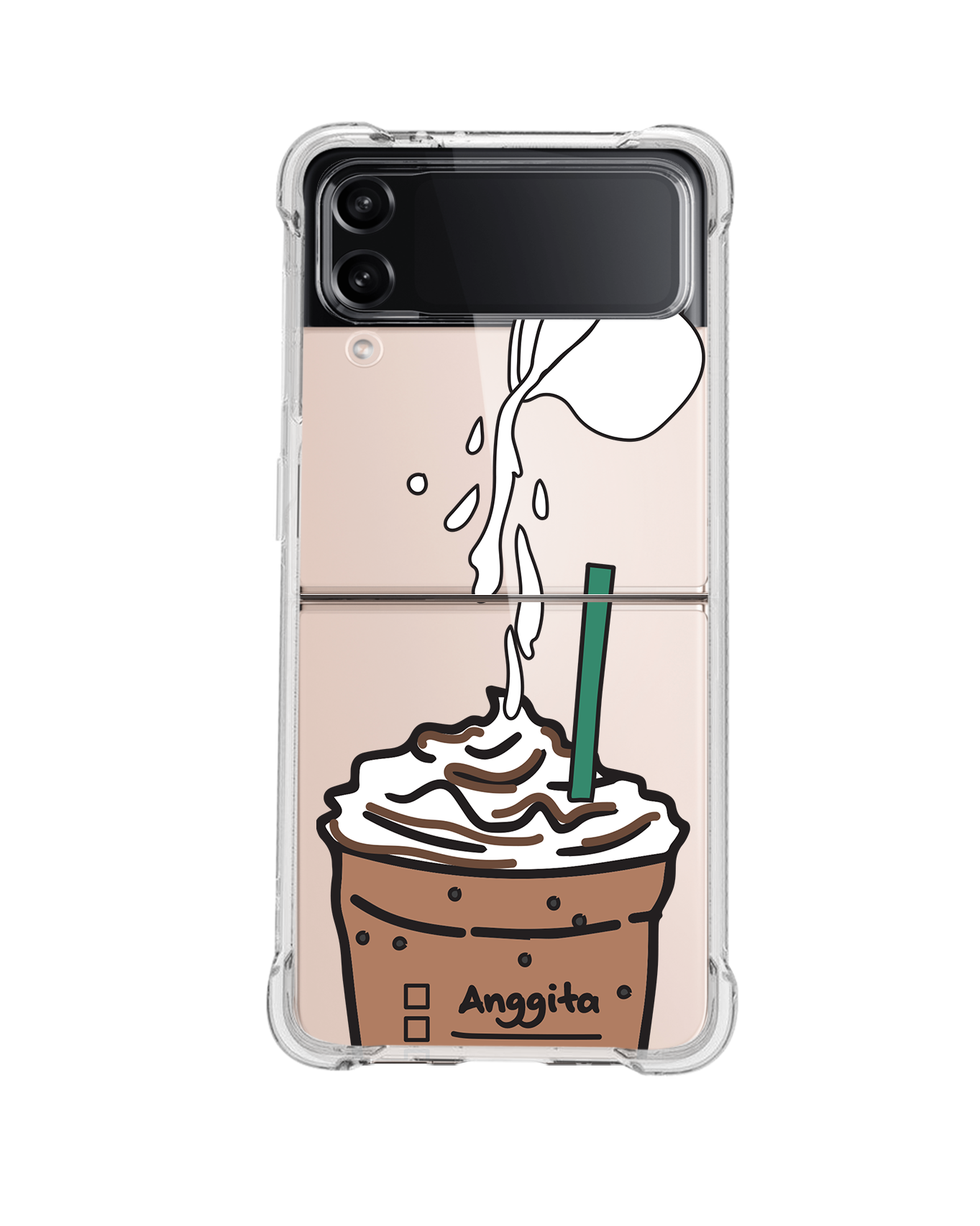 Android Flip / Fold Case - Coffee Frappe