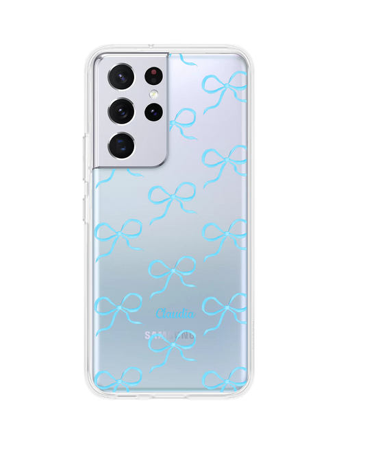Android Rearguard Hybrid Case - Coquette Blue Bow