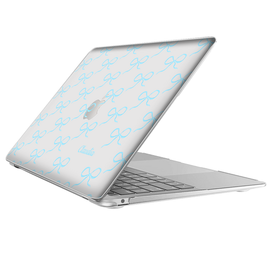 MacBook Snap Case - Coquette Blue Bow