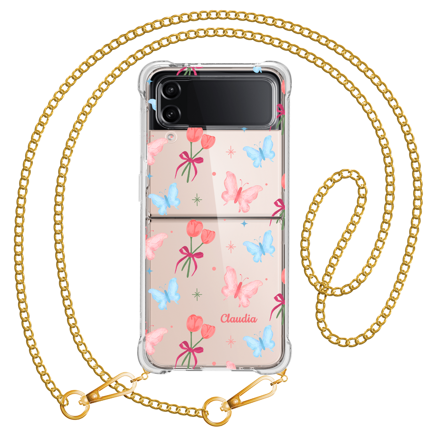 Android Flip / Fold Case - Coquette Butterfly