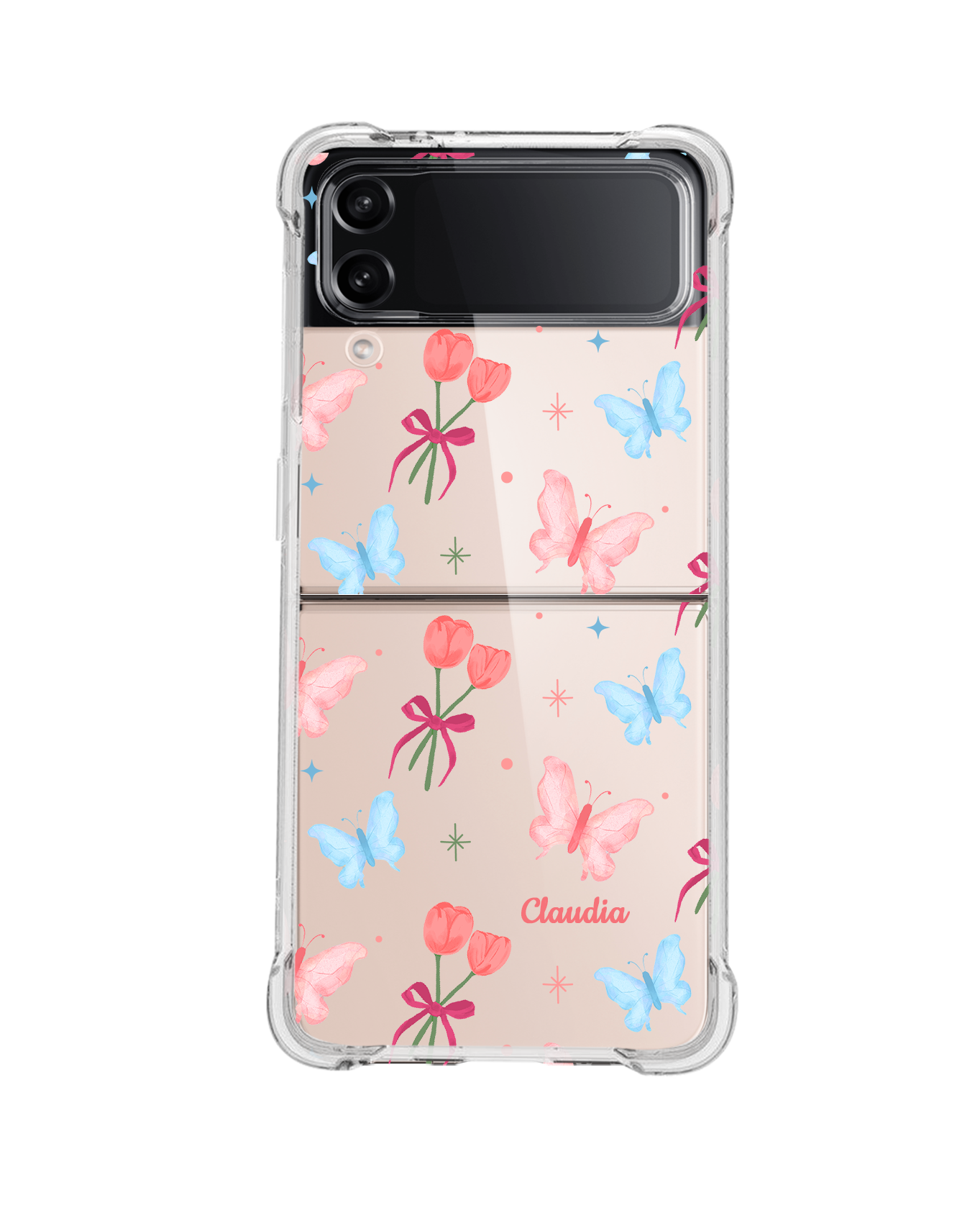 Android Flip / Fold Case - Coquette Butterfly