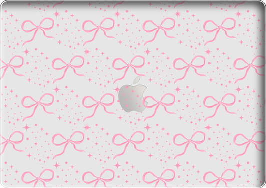 MacBook Snap Case - Coquette Glittery Bow
