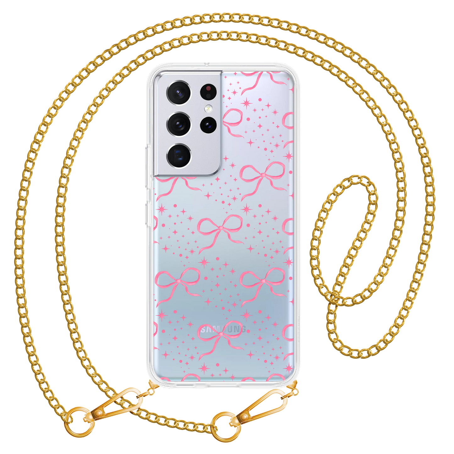 Android Rearguard Hybrid Case - Coquette Glittery Bow