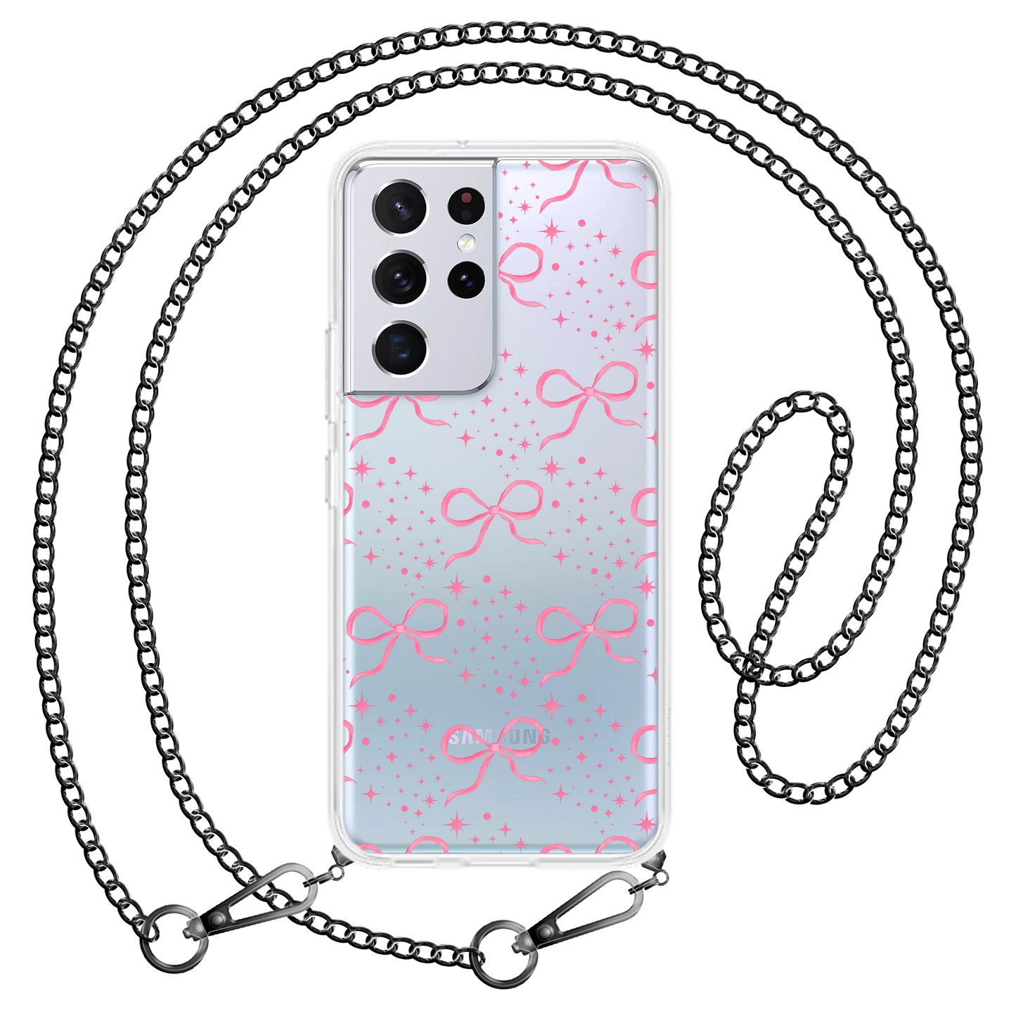 Android Rearguard Hybrid Case - Coquette Glittery Bow