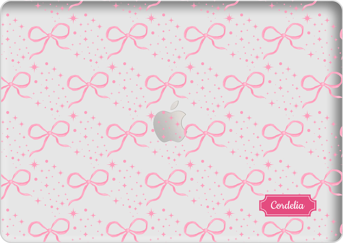 Macbook Snap Case - Coquette Glittery Bow