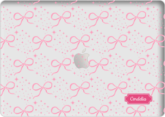 Macbook Snap Case - Coquette Glittery Bow