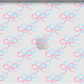MacBook Snap Case - Coquette Pink & Blue Bow
