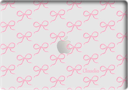MacBook Snap Case - Coquette Pink Bow