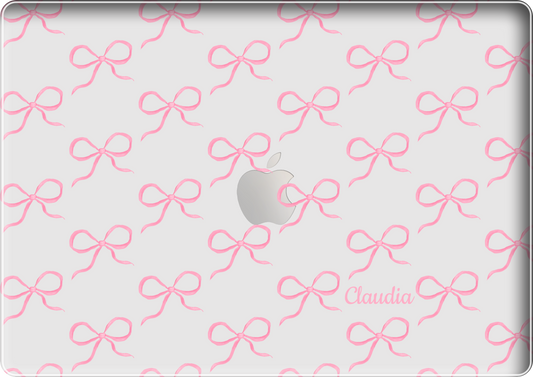 MacBook Snap Case - Coquette Pink Bow