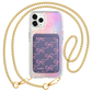 iPhone Magnetic Wallet Holo Case - Coquette Pink Bow